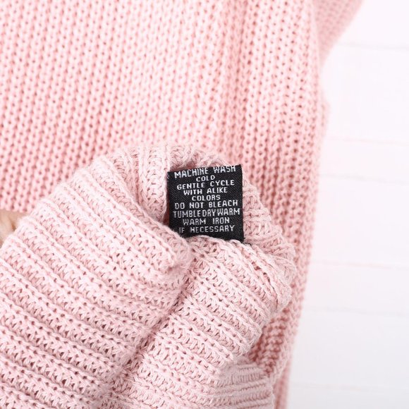 Timing Cold Shoulder Knit Top Pink - Picture 9 of 9